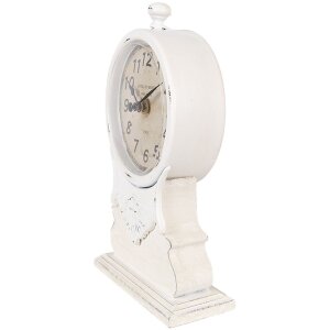 Clayre & Eef 6KL0833 Orologio da tavolo Bianco Beige...