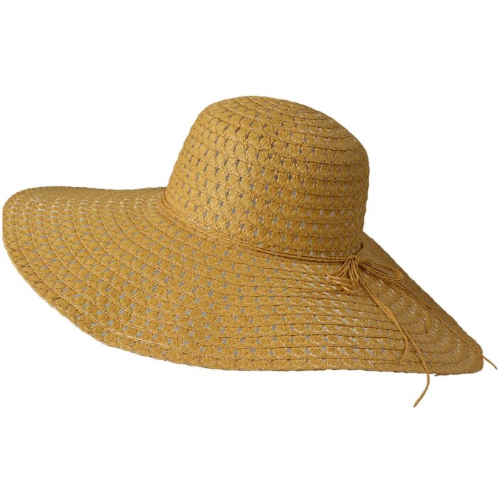 Juleeze JZHA0117 cappello marrone 57 cm cappello da donna cappello da spiaggia struttura a trecce