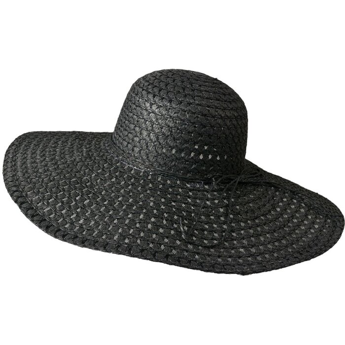 Juleeze JZHA0120 Cappello nero 57 cm Elegante cappello da donna Accessorio di protezione solare