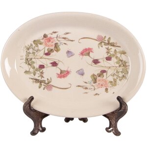 Ceramica decorativa beige rosa Clayre & Eef 6CE2030,...