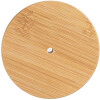 Clayre & Eef 6GL4719L Vaso con coperchio bambù Ø 8x18 cm vetro legno