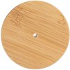 Clayre & Eef 6GL4719S Vaso con coperchio trasparente Ø 7x10 cm Vetro Legno