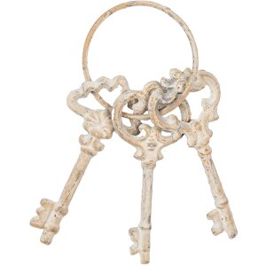 Clayre & Eef 6Y5772 Portachiavi decorativo in ferro...