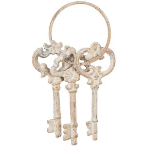 Clayre & Eef 6Y5772 Portachiavi decorativo in ferro...