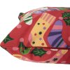 Clayre & Eef KT021.428 Copricuscino 44x44 cm Rosso Design natalizio