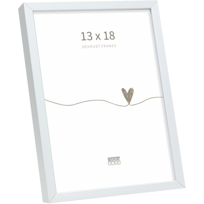 Deknudt S029D1 Cornice semplice 13x18 cm in alluminio spazzolato