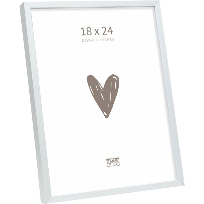 Deknudt S029D1 Cornice semplice 18x24 cm in alluminio opaco argento