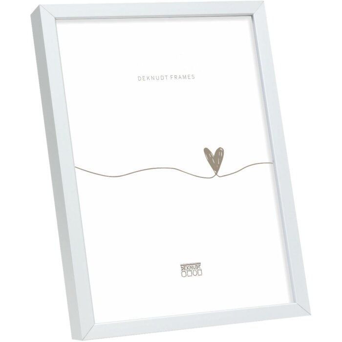 Cornice per foto Deknudt S029D1 Semplice 20x30 cm in alluminio opaco argento