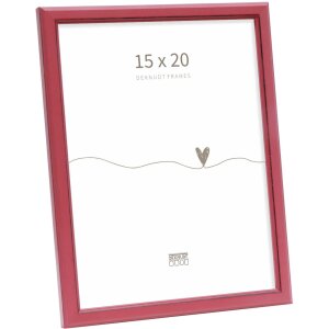 Cornice per foto Deknudt S236F4 rossa in legno 15x20 cm...