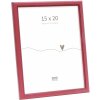 Cornice per foto Deknudt S236F4 rossa in legno 15x20 cm stile rustico