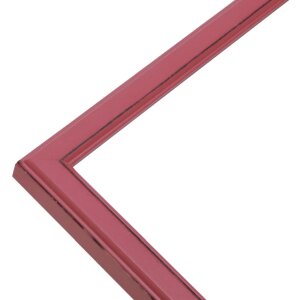 Deknudt S236F4 Cornice rossa in legno 20x30 cm stile rustico