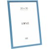 Cornice per foto Deknudt S236F6 blu in legno 20x30 cm stile rustico