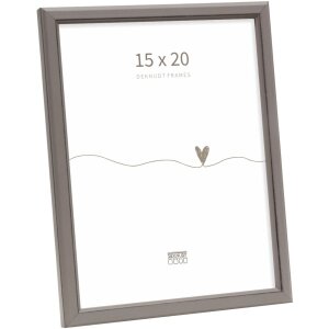 Cornice per foto Deknudt S236F7 grigia in legno 15x20 cm...