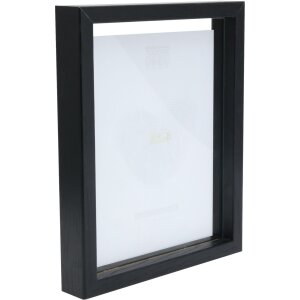 Cornice per foto Deknudt in vetro con bordo in legno nero per effetto sospeso 20x30 cm