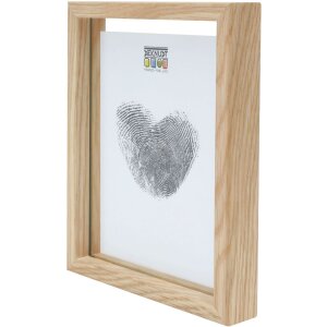 Deknudt S68SG3 Cornice in vetro con bordo legno effetto...
