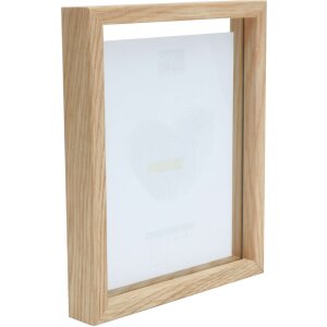 Deknudt S68SG3 Cornice in vetro con bordo legno effetto sospeso 15x20 cm