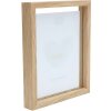 Deknudt S68SG3 Cornice in vetro con bordo legno effetto sospeso 15x20 cm
