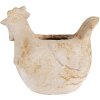Clayre & Eef 6MG0108 Decorazione Vaso da fiori Beige Brown 31x20x27 cm Stile country
