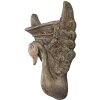 Clayre & Eef 6MG0112 Decorazione Vaso di fiori Marrone Verde 30x15x43 cm Stile Barocco
