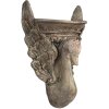 Clayre & Eef 6MG0112 Decorazione Vaso di fiori Marrone Verde 30x15x43 cm Stile Barocco