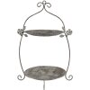 Clayre & Eef 6Y5657 Etagere 34x32x50 cm Verde Marrone Metallo Antico Stile Vintage