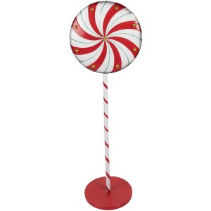 Clayre & Eef 6Y5733 Decorazione Lollipop Rosso-Bianco...