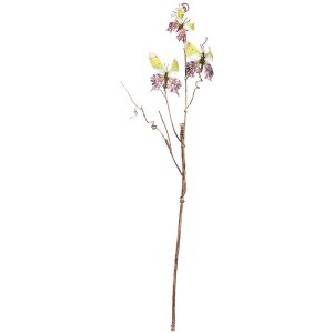 Clayre & Eef 50806 Decorazione Ramo con Farfalle Verde 14x5x85 cm