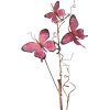 Clayre & Eef 50810 Decorazione Ramo con Farfalle Rosa 14x5x85 cm