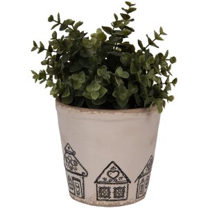 Clayre & Eef 6CE2123M Decorazione Fioriera Ceramica...
