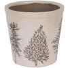 Clayre & Eef 6CENPT0001L Decorazione vaso da fiori beige-verde Ø 17x16 cm