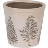 Clayre & Eef 6CENPT0001L Decorazione vaso da fiori beige-verde Ø 17x16 cm