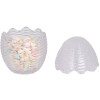 Barattolo con coperchio trasparente Ø8x12cm in stile country di Clayre & Eef