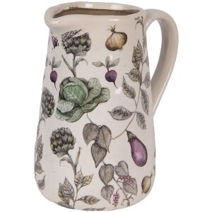 Clayre & Eef Brocca Decorativa Motivo Verdure 21x15x23 cm