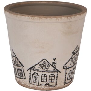 Clayre & Eef 6CE2123XL Vaso decorativo Ø 21x20 cm