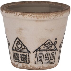 Clayre & Eef 6CE2123XS Vaso decorativo Ø 8x7 cm
