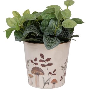 Clayre & Eef 6CELFJ0001L Decorazione Vaso per Fiori Ø 17x16 cm