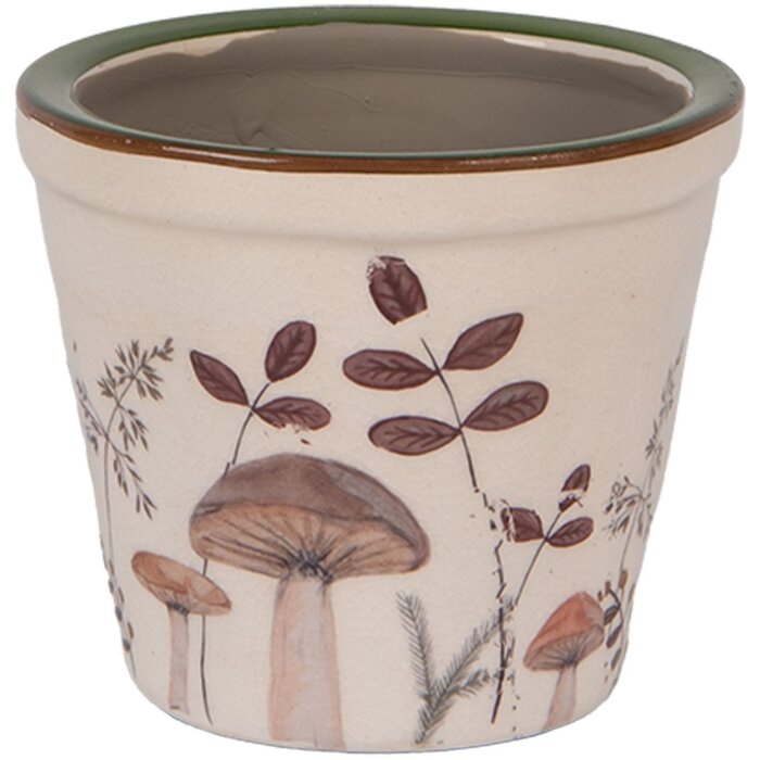 Clayre & Eef 6CELFJ0001XS Decorazione Vaso per Fiori Ø 8x7 cm