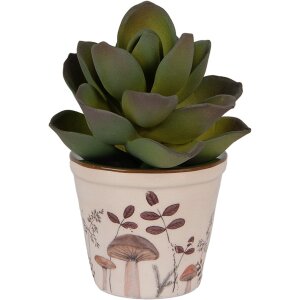 Clayre & Eef 6CELFJ0001XS Decorazione Vaso per Fiori Ø 8x7 cm