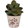 Clayre & Eef 6CELFJ0001XS Decorazione Vaso per Fiori Ø 8x7 cm