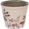Clayre & Eef 6CELFJ0001XS Decorazione Vaso per Fiori Ø 8x7 cm