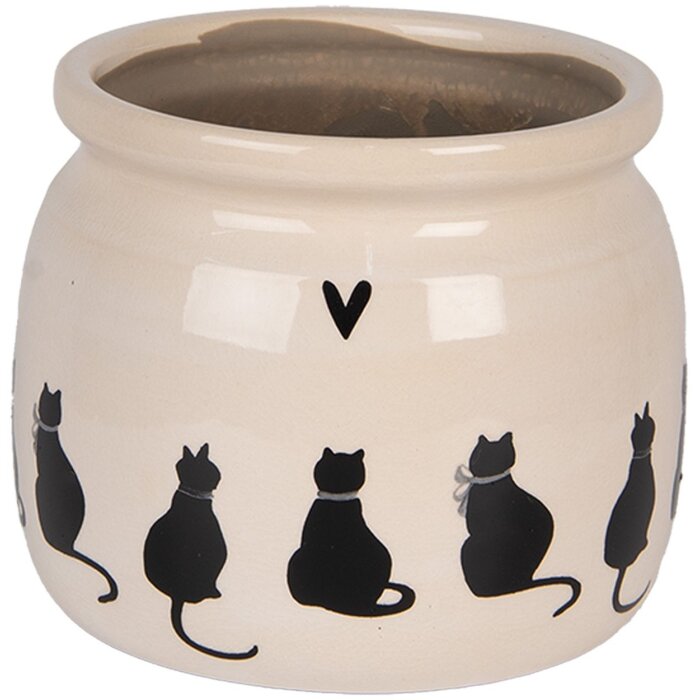 Clayre & Eef 6CEPWS0001M Decorazione Vaso per Fiori Ø 16x13 cm