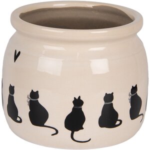 Clayre & Eef 6CEPWS0001M Decorazione Vaso per Fiori Ø 16x13 cm