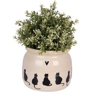 Clayre & Eef 6CEPWS0001M Decorazione Vaso per Fiori Ø 16x13 cm