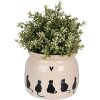 Clayre & Eef 6CEPWS0001M Decorazione Vaso per Fiori Ø 16x13 cm