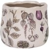 Vaso per fiori Clayre & Eef 6CETKG0001S Beige Ø14x12 cm Stile rustico Ceramica