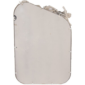 Clayre & Eef 52S329 Specchio da parete bianco grigio...