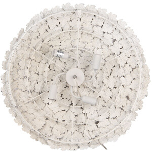 Clayre & Eef Lampada da parete Ø62 cm grigio...