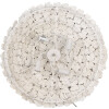 Clayre & Eef Lampada da parete Ø62 cm grigio bianco design antico ferro E27