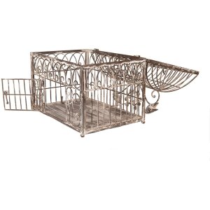 Clayre & Eef Gabbie decorative a coppia Marrone-Beige Metallo Antik 56cm 41cm