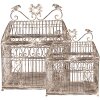 Clayre & Eef Gabbie decorative a coppia Marrone-Beige Metallo Antik 56cm 41cm